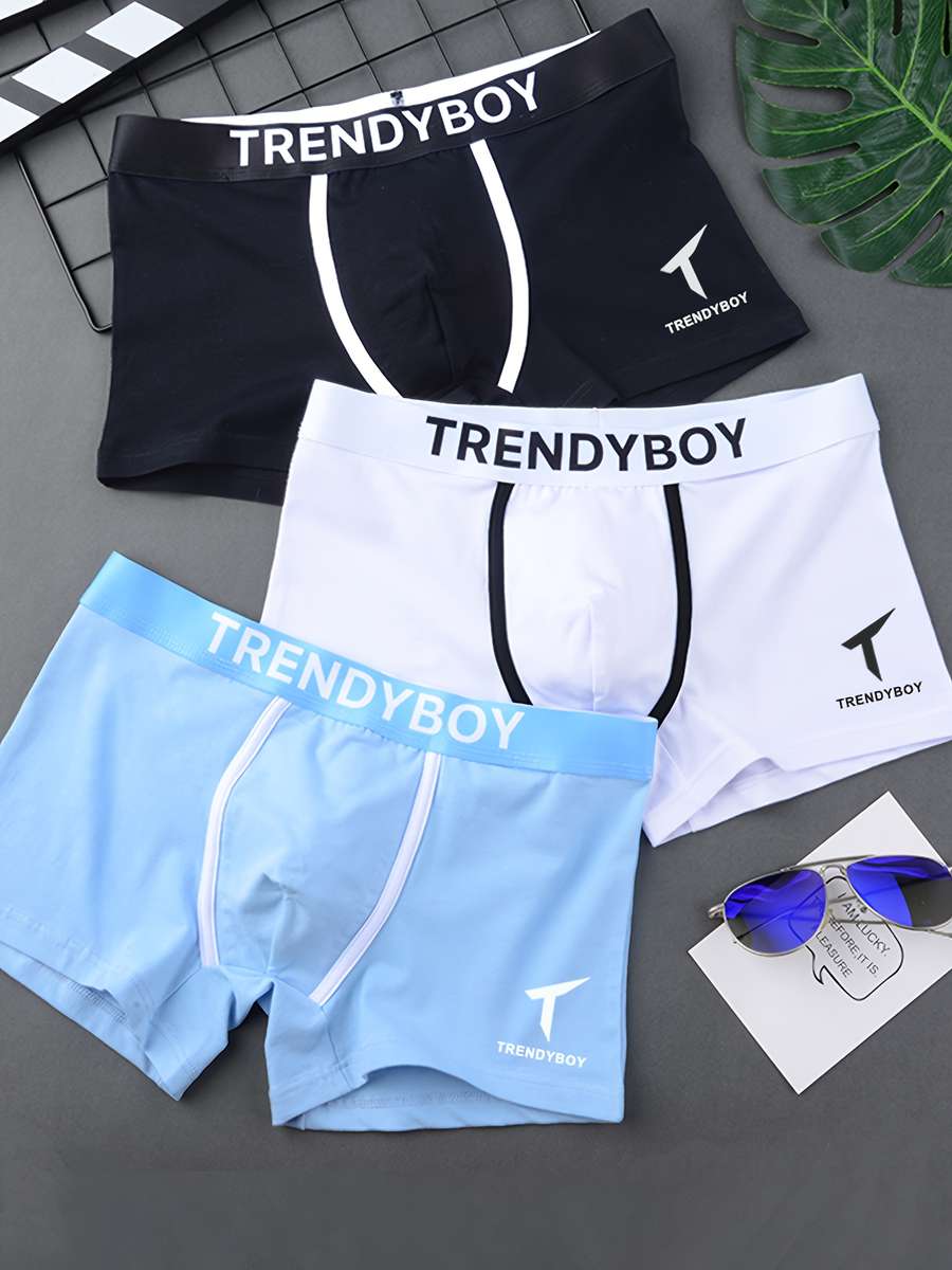 Mens Underwear Color 3Pcs Combination Color A Sizel