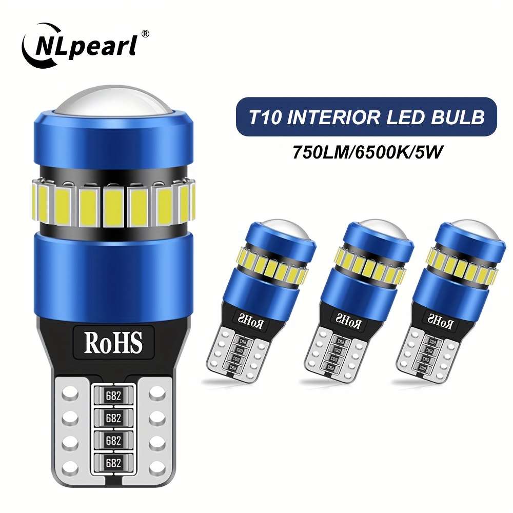Car Lights Items 4Pcs T10 White Light