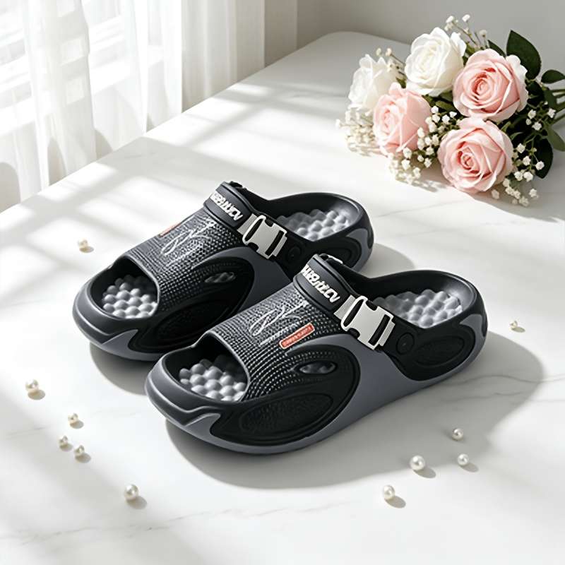 Sandals Color Black Orange Size Uk 8.5 9
