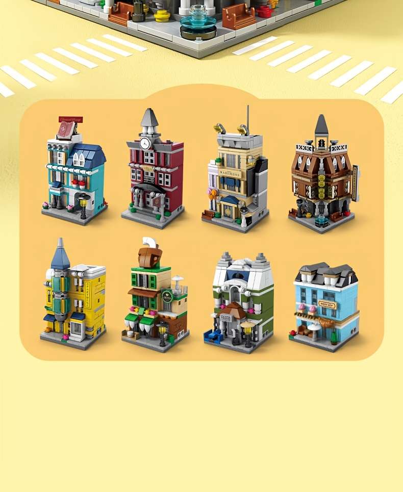 Building Toy Architectural Model Toy Set Items Fourth Set   559Pcs