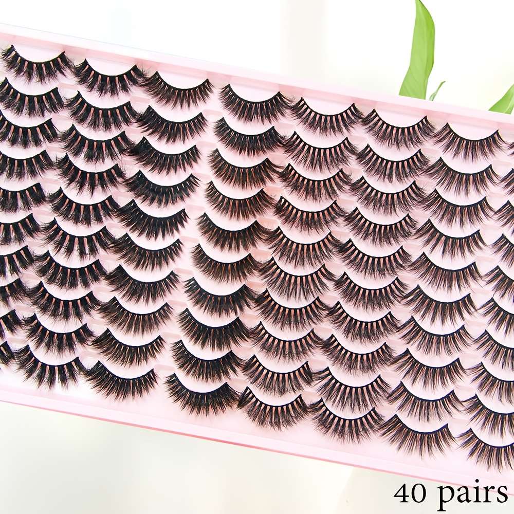 False Eyelashes Quantity 40 Pairs