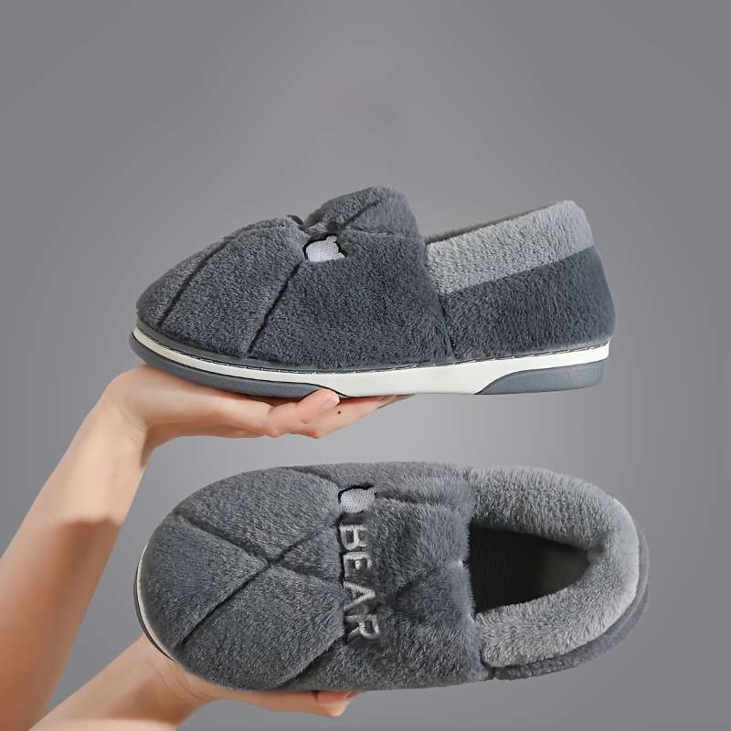 Cotton Slippers Color Coffee Color Sizeuk 9.5-10
