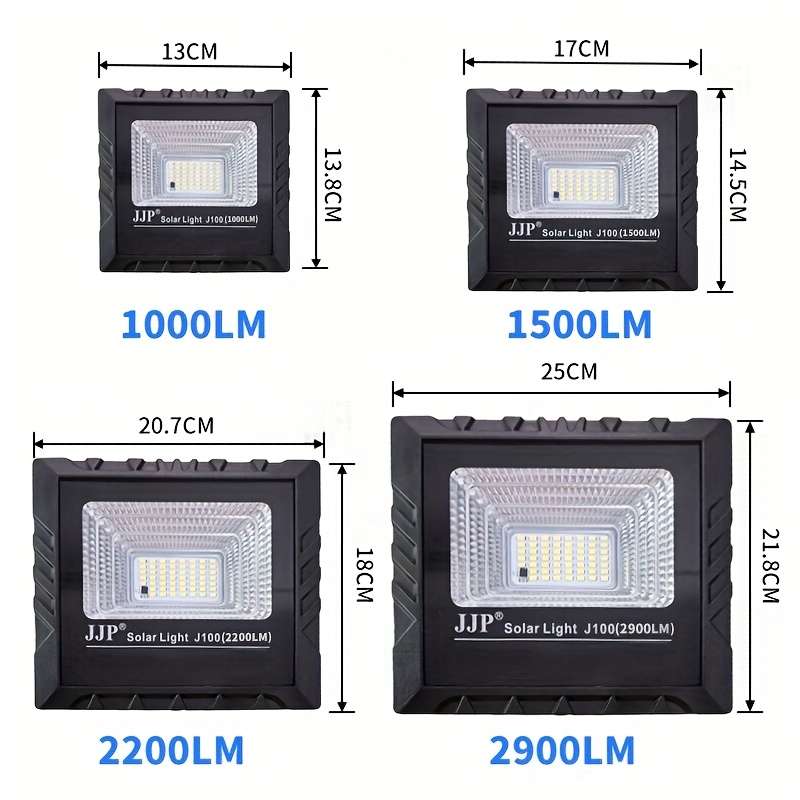 1000LM Pack of 5 Outdoor Solar Light