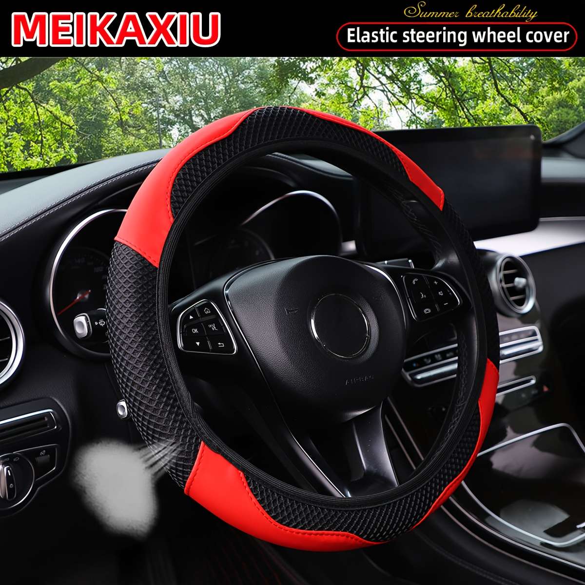 Car Steering Wheel Cover Purple