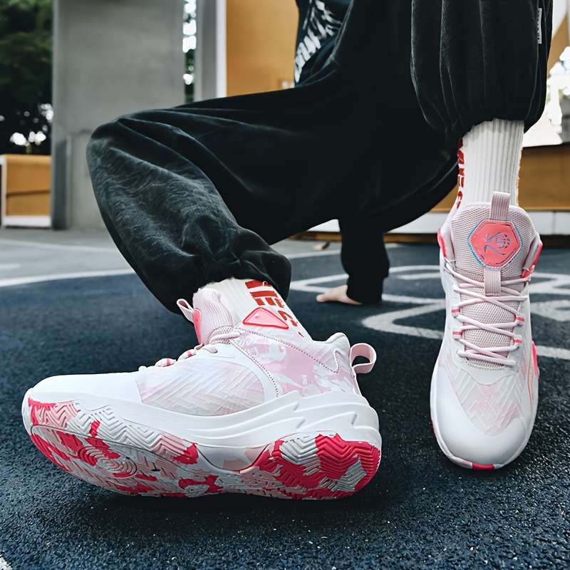 Sneakers White Pink Size Uk 7