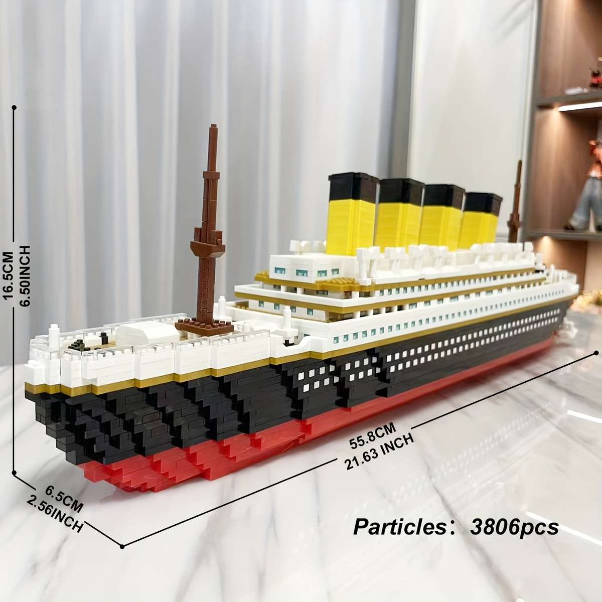 3D Jigsaw Puzzle Model Ship Items Titanic 1591Pcs