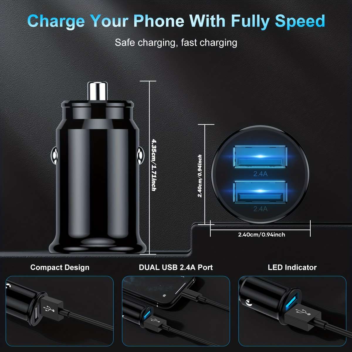 Charger Items 1P Black