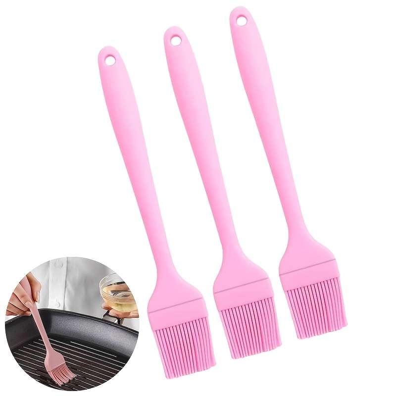 Baking Brush Color 3Pcs Pink