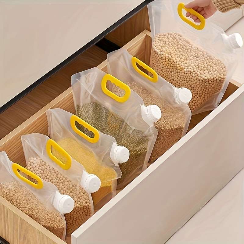 Food Storage Bags Model Transparent M5Pcs