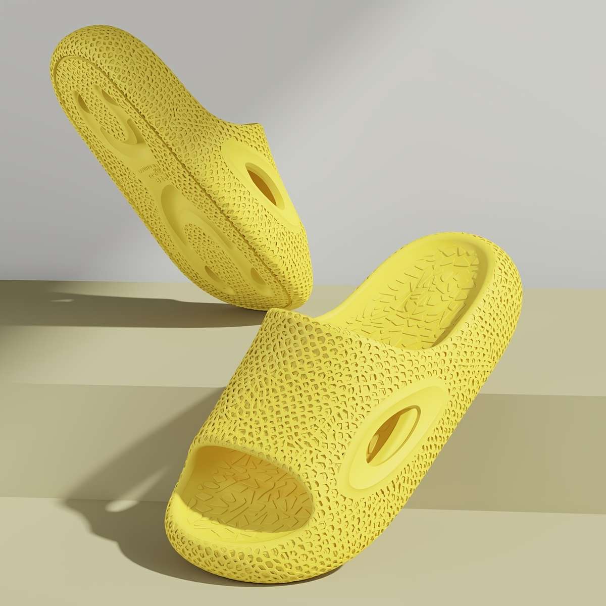 Sandals Color Lemon Yellow Size Uk 2.5 3