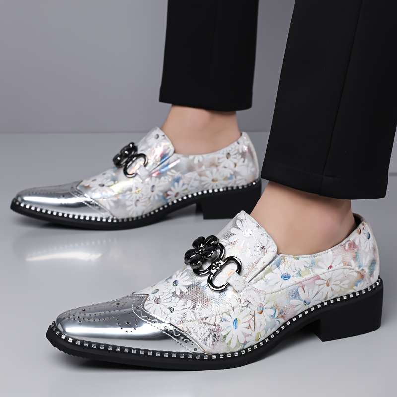 Mens Leather Shoes Color White Sizeuk 8.5
