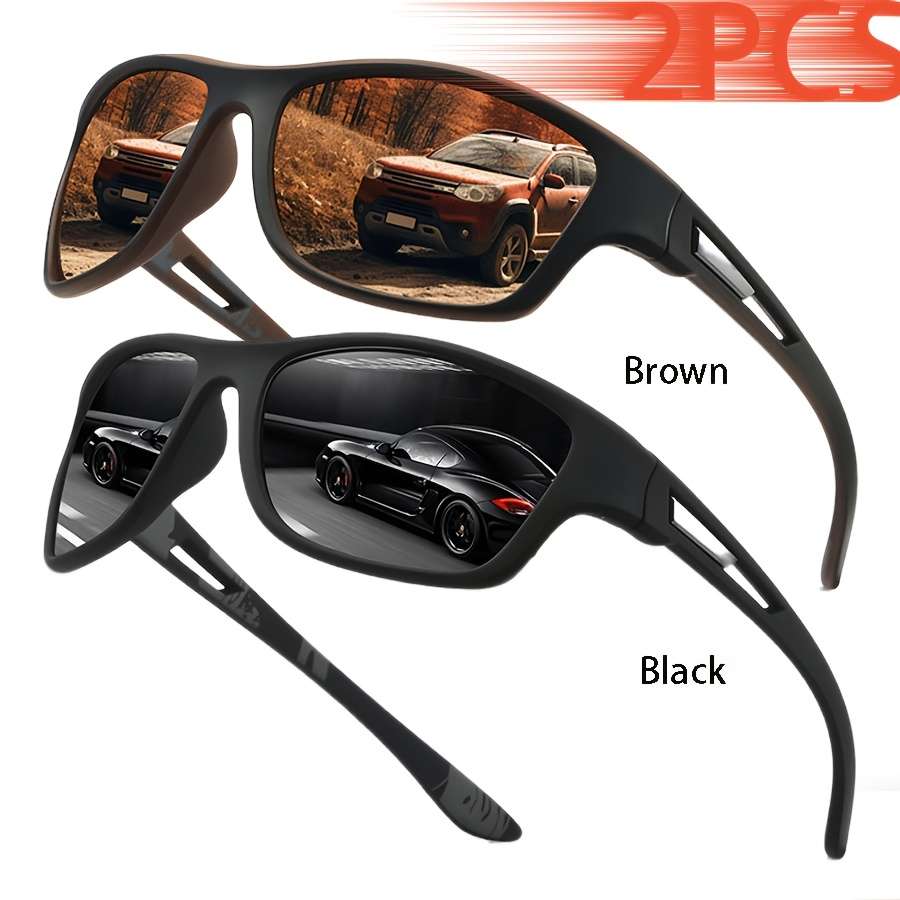 Cycling Glasses Color 2Pcs Greenmirror Black