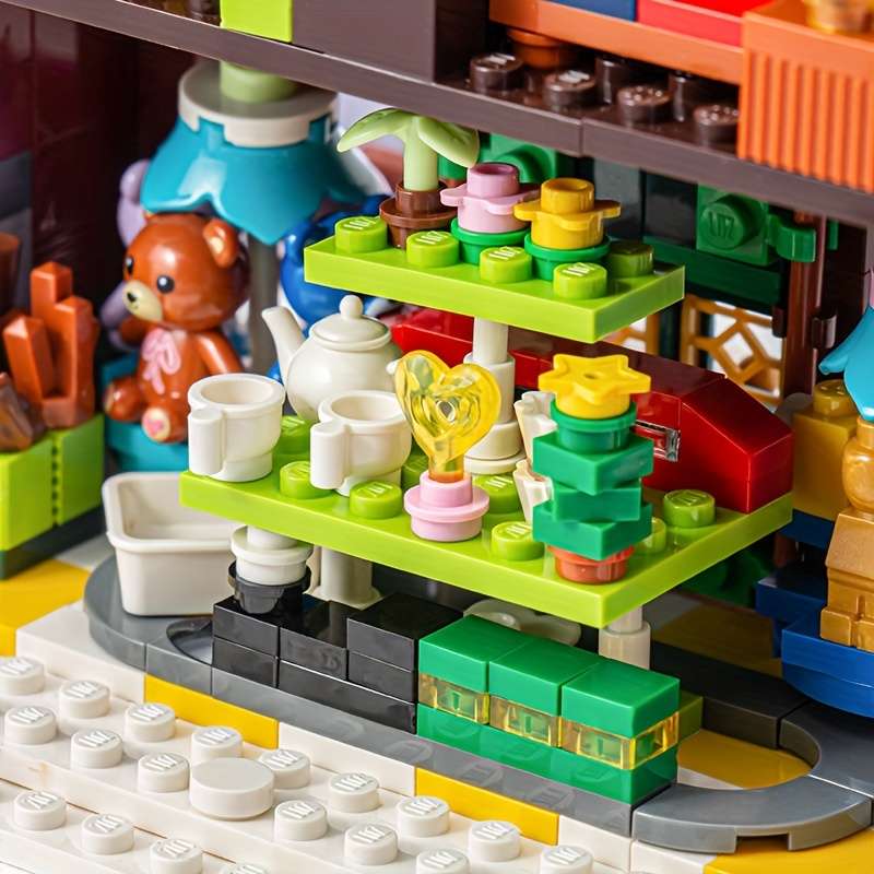 Building Toy Architectural Model Toy Set Style Santa S House