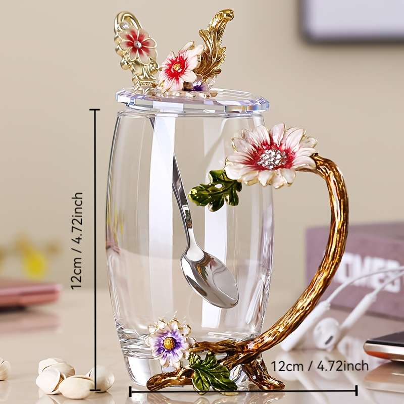 Water Cup Model 320Ml Short Cup   Spoon