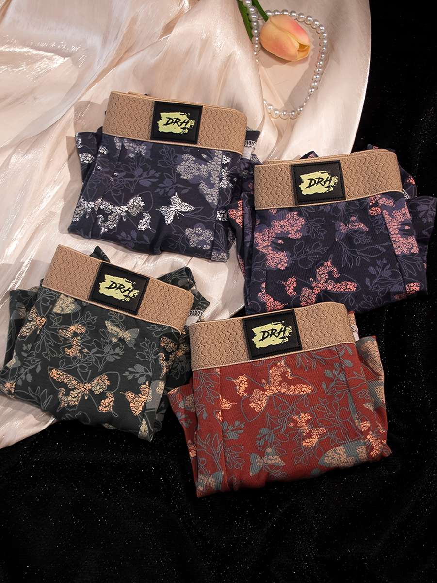 Mens Underwear Color 4Pcsrandom Color Sizes