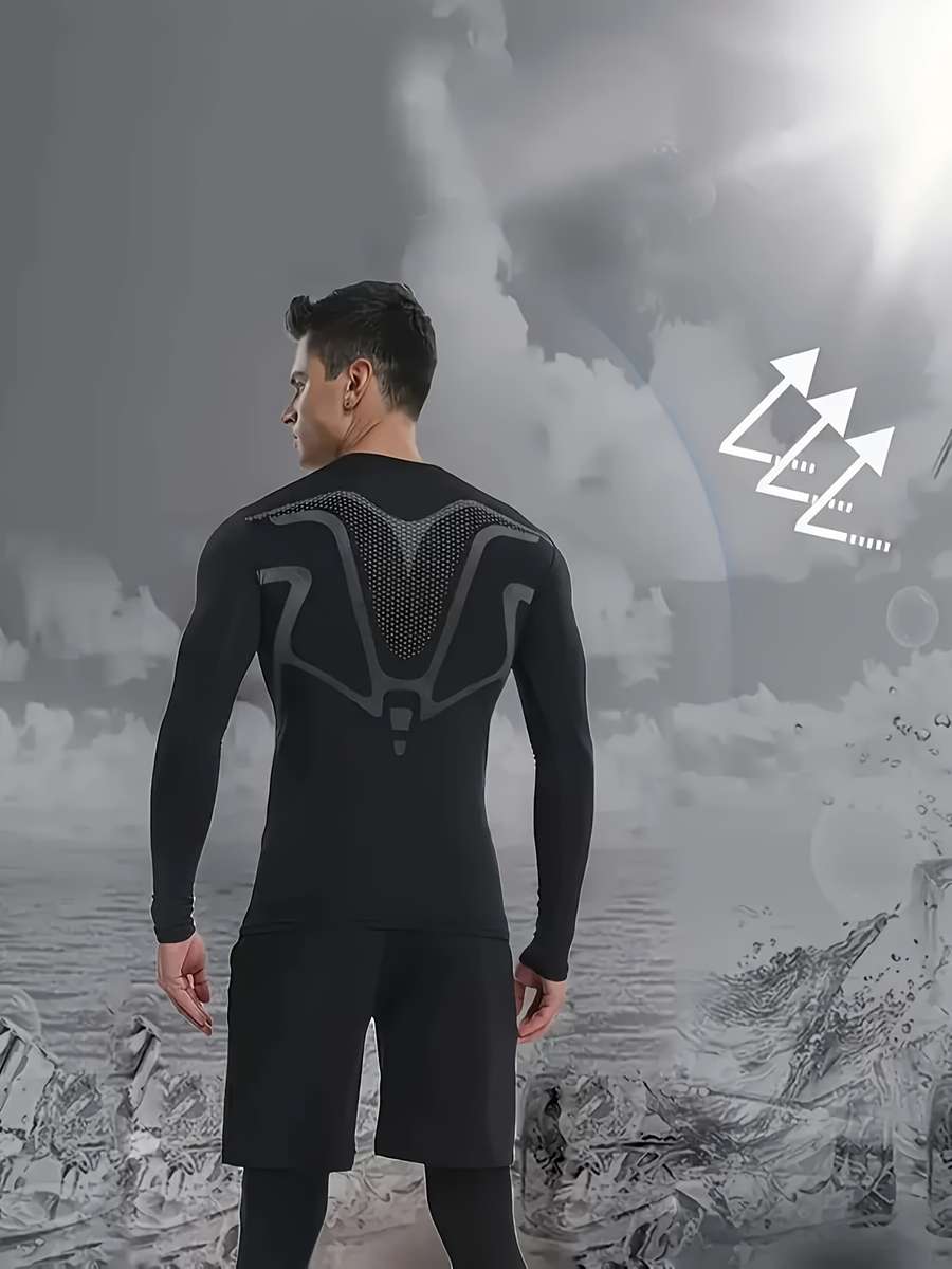 Thermal Underwear Color Black Sizexxl