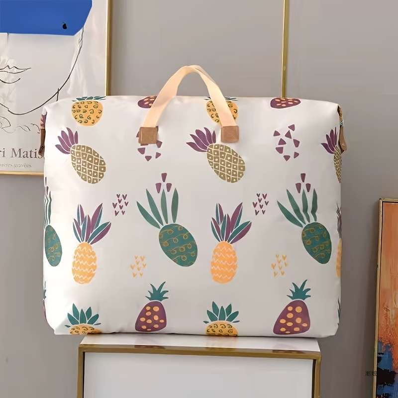 2Pcs Large Moving Bags Zippers Clothes Root Seedling Type Pineapple Type 2Pcs