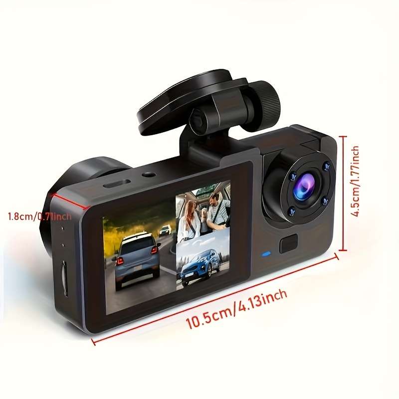 Dashcam Model Three Cameras: Front  Interior  And Rear Including A 32Gb Card.