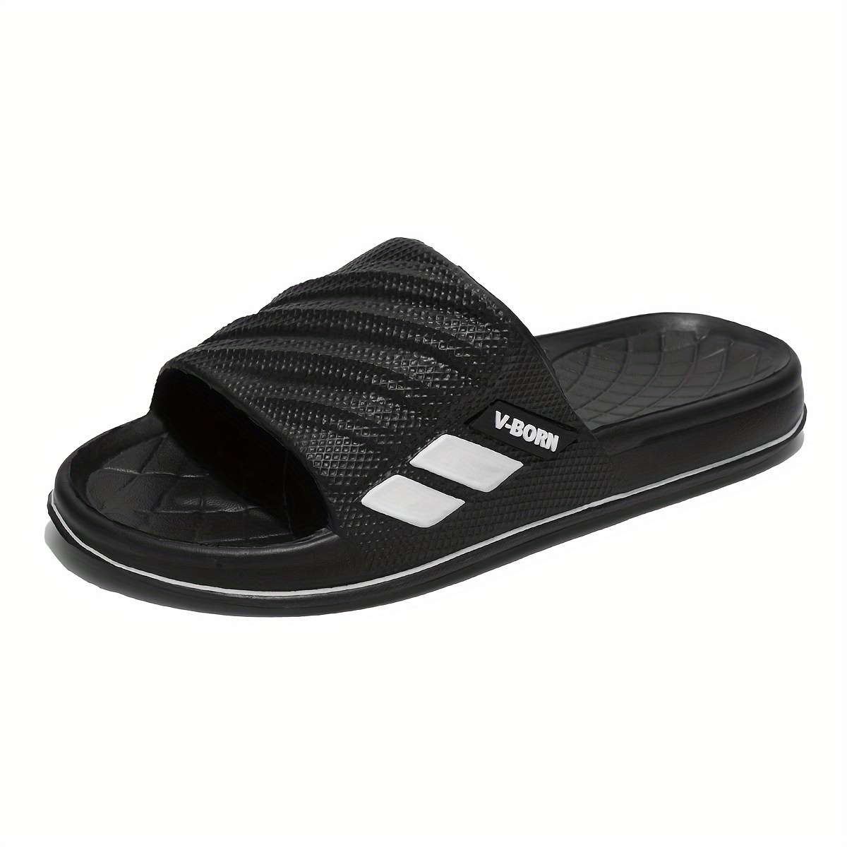 Men Slippers Summer Style Blue Size Uk 7