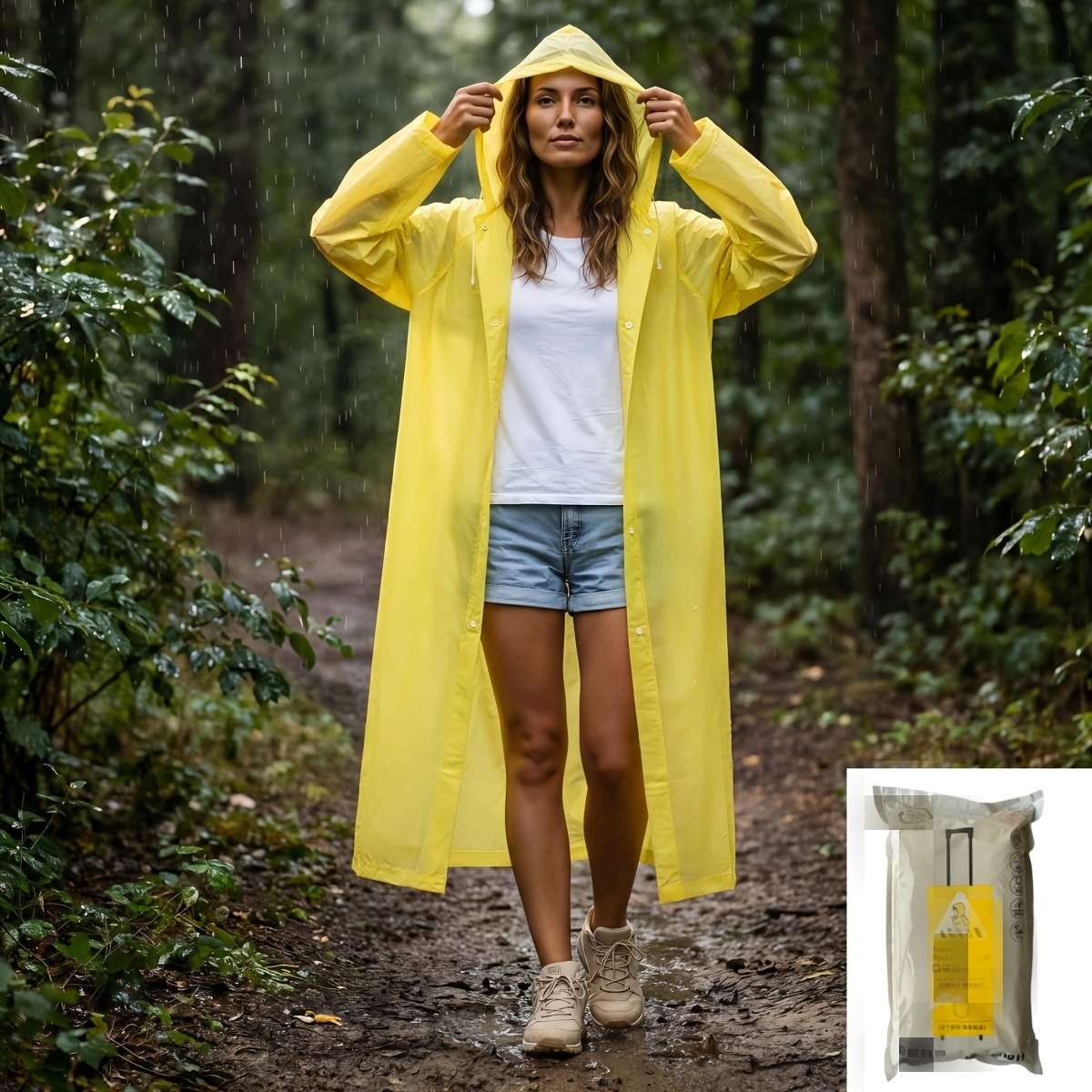 Raincoat White