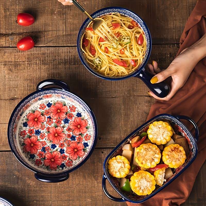 Bowl Style Black Plum Baking Tray