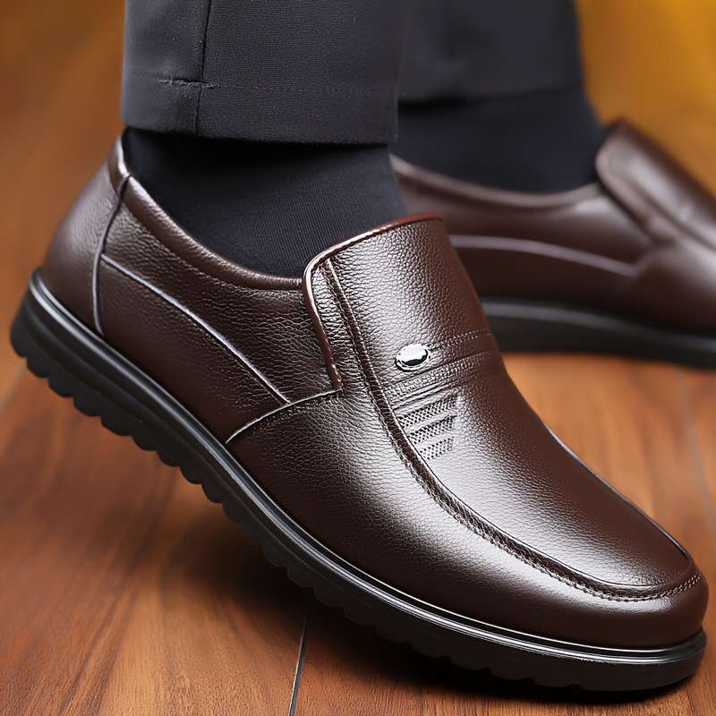 Mens Leather Shoes Color Black Sizeuk 8