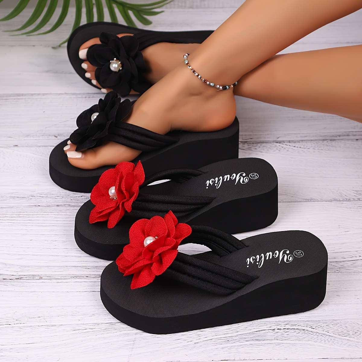 Ladies Summer Flip Flops Black Uk 5