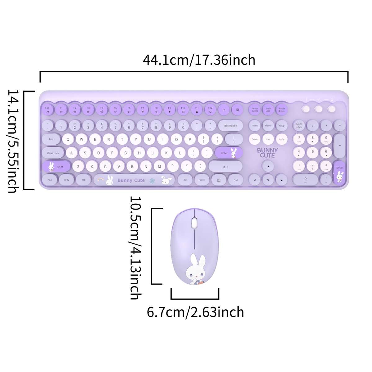 Keyboard Color Pink Mix