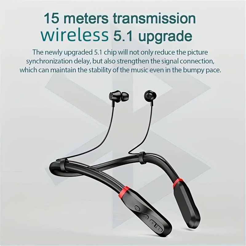 Rechargeable Wireless Earbuds Headphones Headset