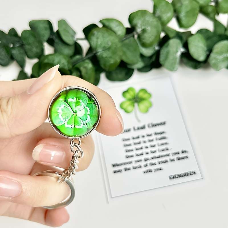 Keychain Ornament Color Green Quantity2Pcs