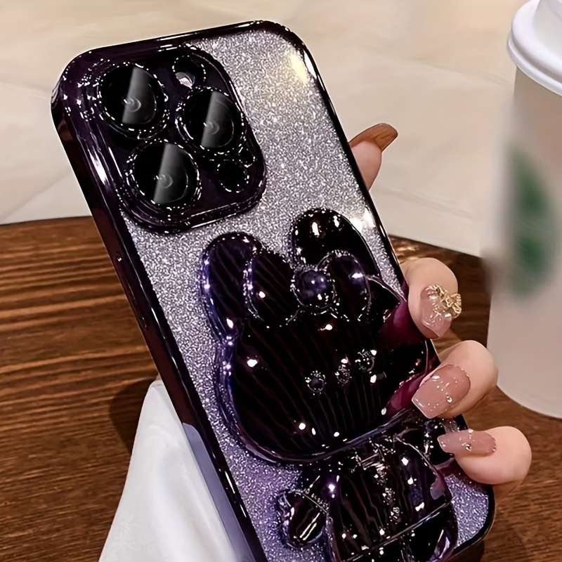 1Pc Deep Purple For iPhone 13 Pro Max Phone Case Phone Cover