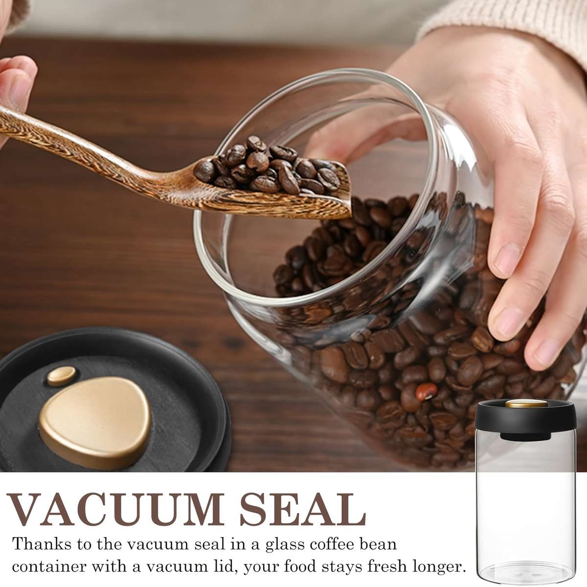 Sealed Jar Storage 2Pcs 900Ml