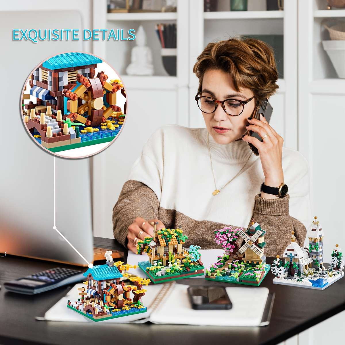 Building Toy Architectural Model Toy Set Items Harbor Cottage  Summer