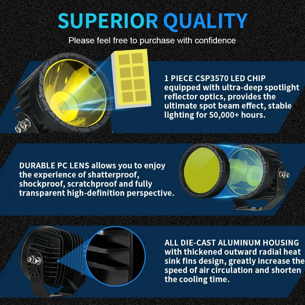 Car Lights Color 2Pcswhite