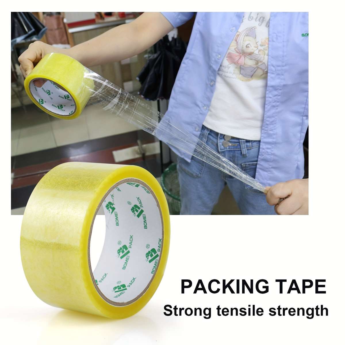 Adhesive Tape Color Yellowish Size48Mm X 50Y