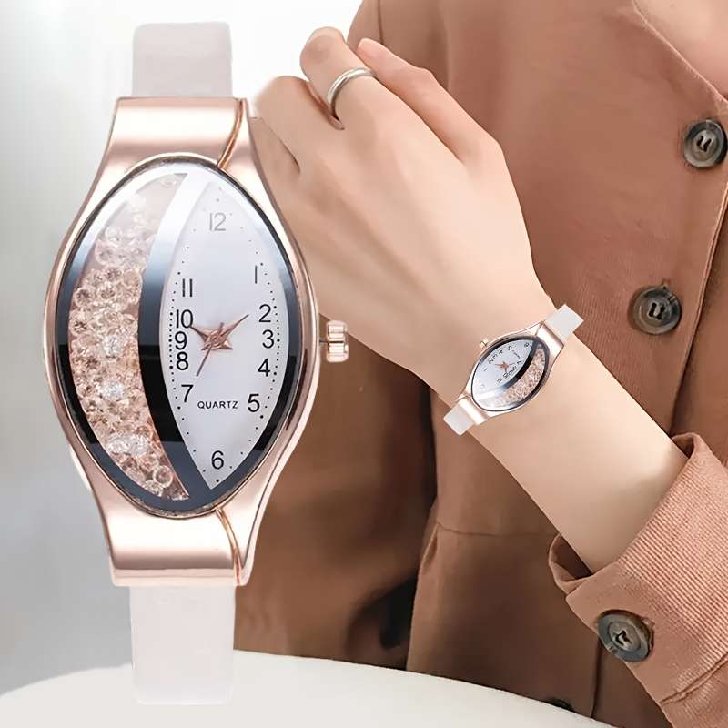 7Pcs Women Able Versatile Watches Every Mood Idea Ladies Elegant Exquisite Watch