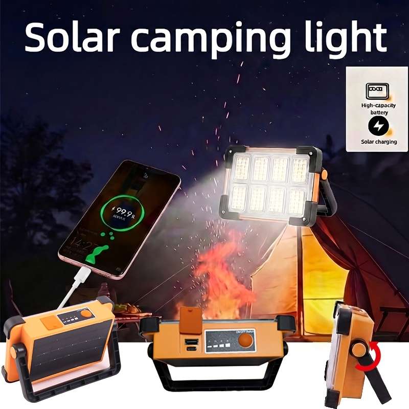 Solar Emergency Lights Color Orange