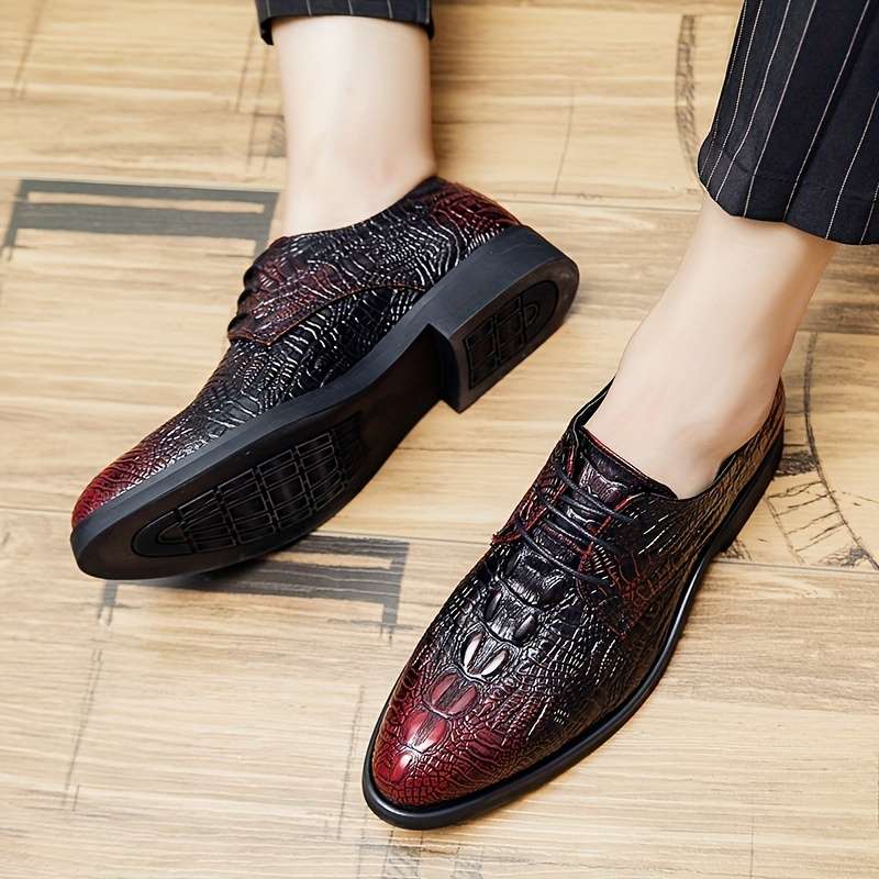 Mens Leather Shoes Color 7262 Black Sizeuk 10