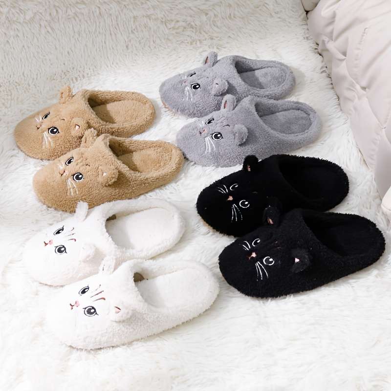 Cotton Slippers Color Grey Sizeuk 6.5-7