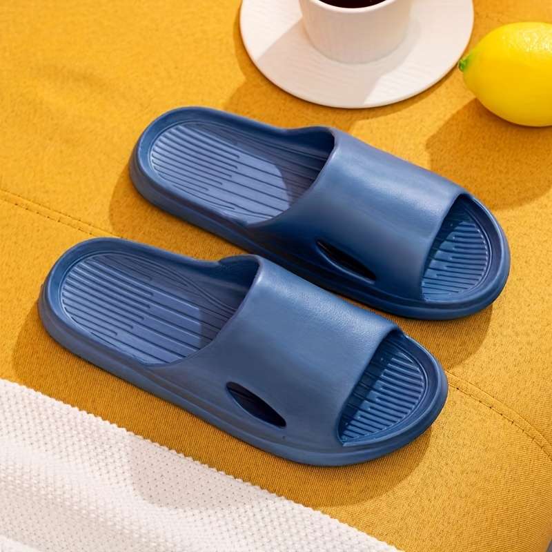 Men Slippers Summer Style Blue Size Uk 8.5 To 9