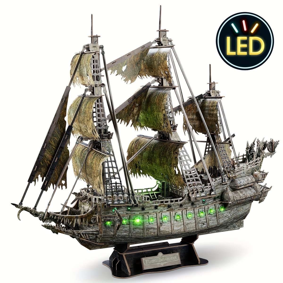 3D Jigsaw Puzzle Model Ship Items Flying Dutchman