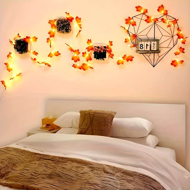 String Lights Color Warm Light Quantity300Cm40 Leaves