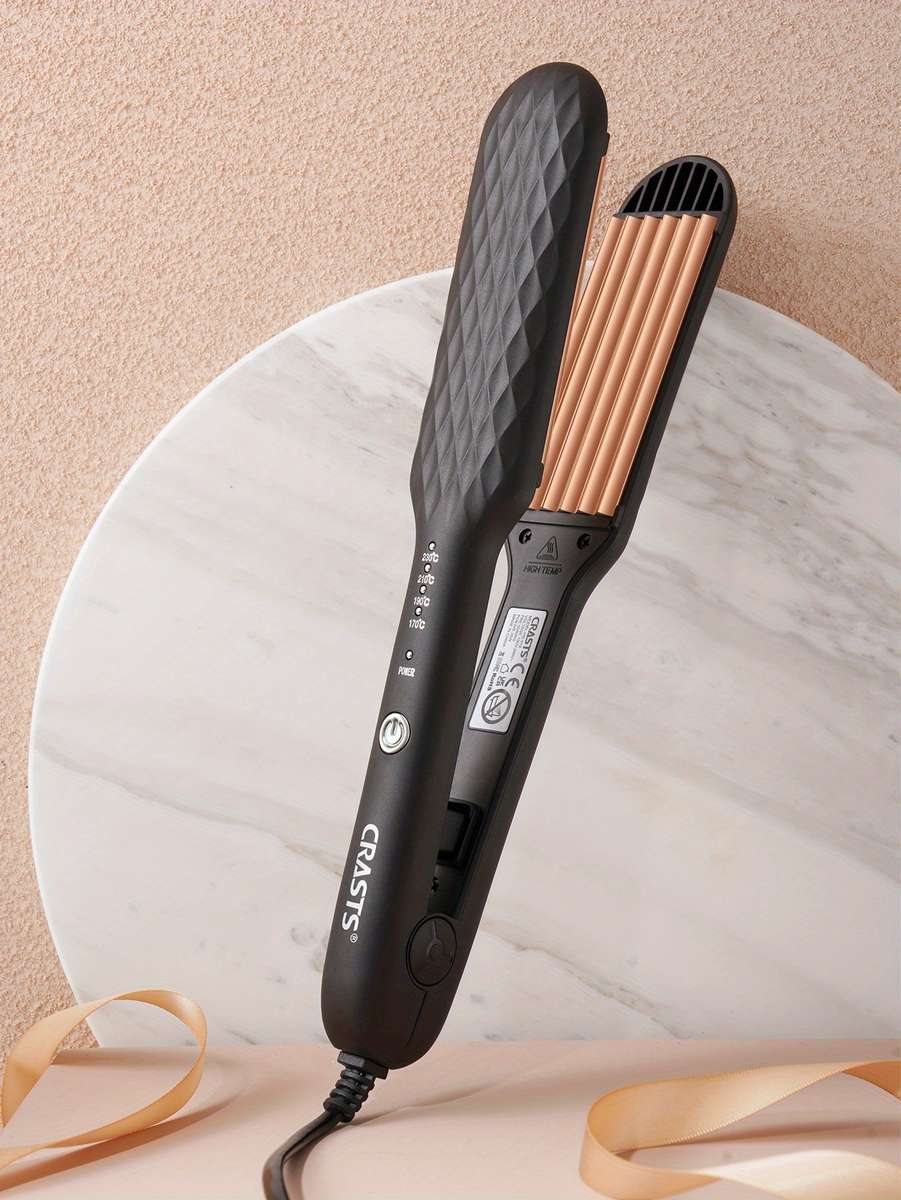 Curling Iron Color Black  Comb