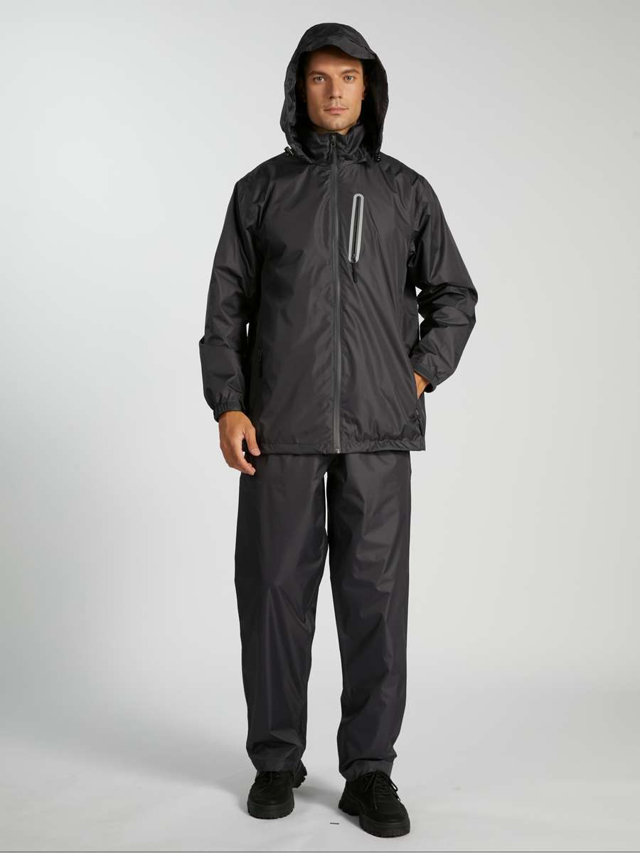Raincoat Grey Size M