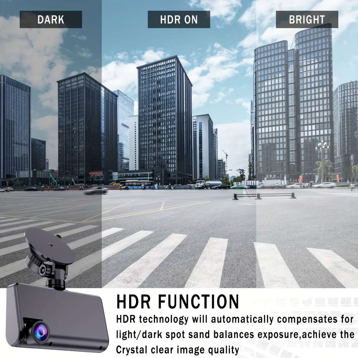 Dashcam Items 3 Channel 32Gb Card
