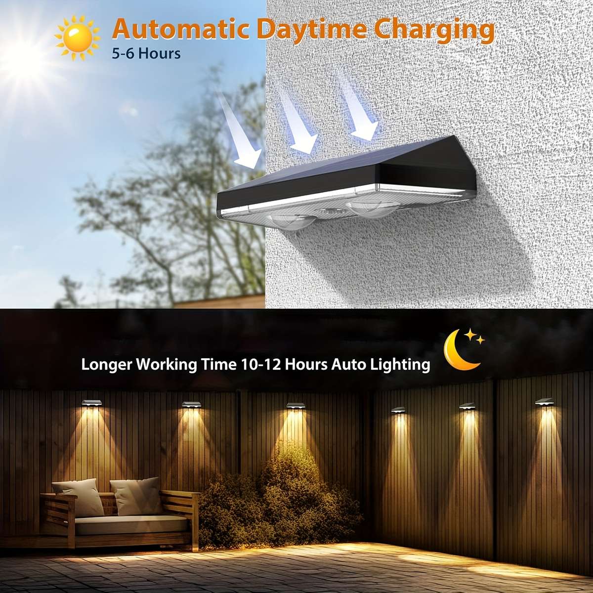 2 Packs RGB Outdoor Solar Light