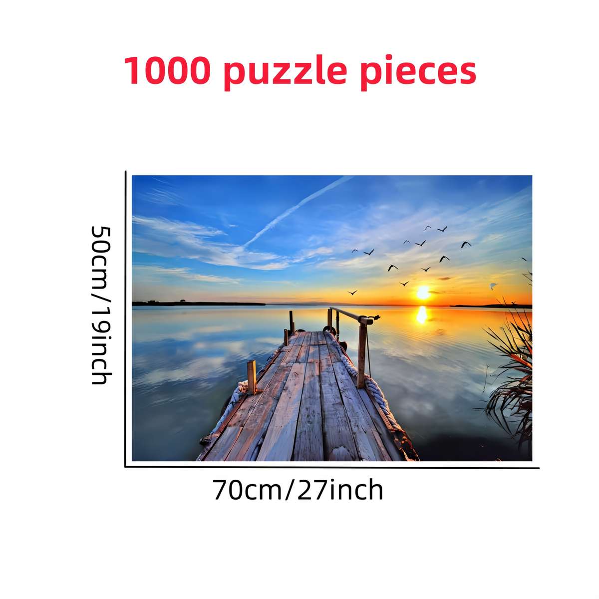 1000 Piece Paper Jigsaw Puzzle For Adults