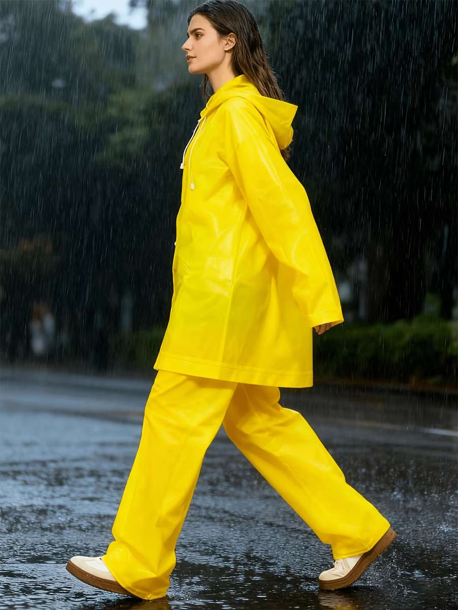 Raincoat Black Size Asian Onesize