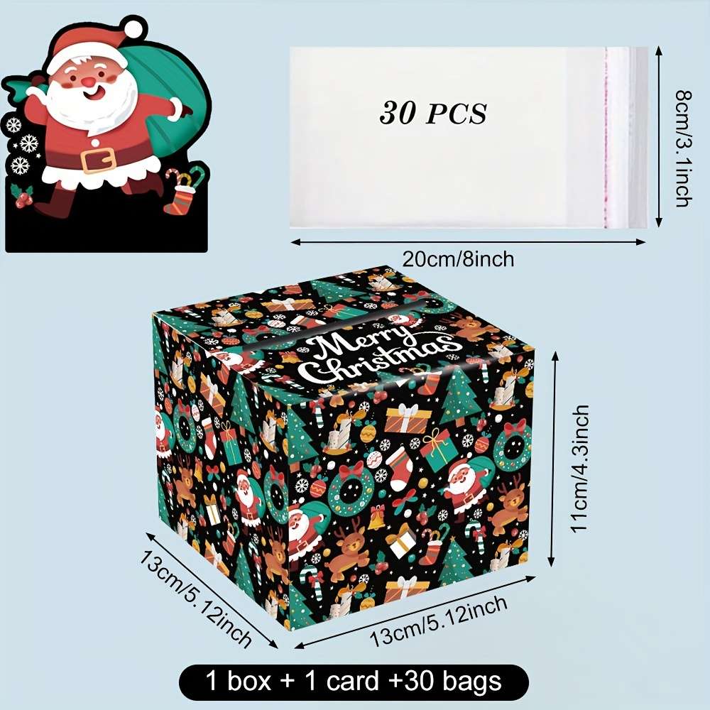 Christmas Gift Boxes Model Christmas Money Box 02