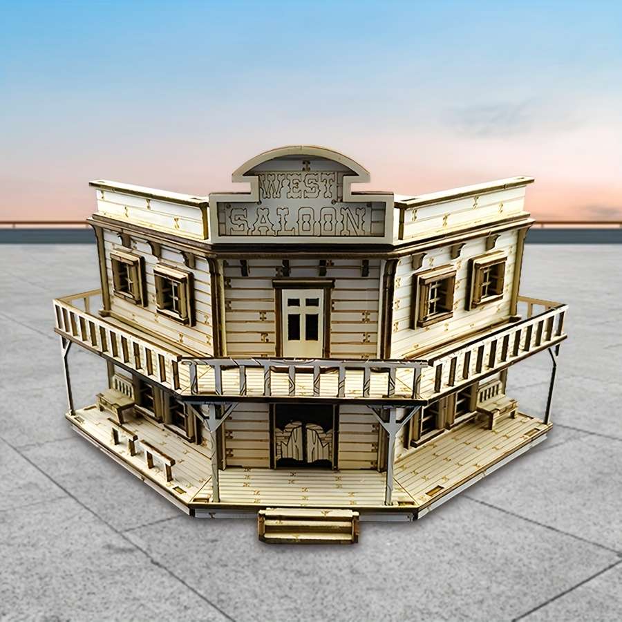 Building Toy Architectural Model Toy Set Material Wooden